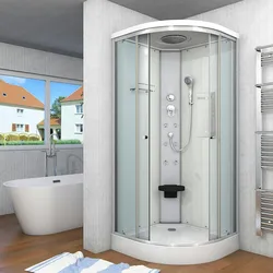 Duschkabine Fertigdusche Dusche Komplettkabine D10-00T0 80x80 cm ohne 2K Scheiben Versiegelung