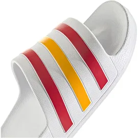 adidas Adilette Aqua Cloud White / Team Power Red 2 / Crew Yellow 40 2/3
