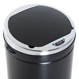 Homcom Sensor Mülleimer 42 l Schwarz