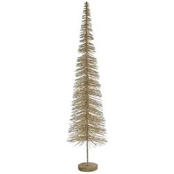 Seoul Deko Tannenbaum mit Glitzer gold 70cm