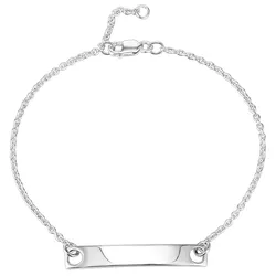 IUN Silver Couture AB003-WW Armband mit Gravurplatte Silber 925