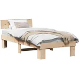 vidaXL Bettrahmen 100 x 200 cm Beige
