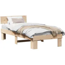 vidaXL Bettrahmen 100 x 200 cm Beige