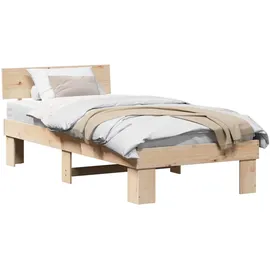 vidaXL Bettrahmen 100 x 200 cm Beige