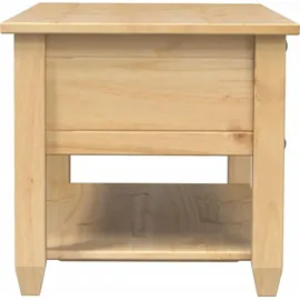vidaXL Couchtisch Corona Braun Kiefer 100 x 48 x 45 cm