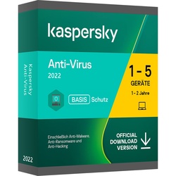 Kaspersky Anti-Virus 2022 Windows | 1 Gerät / 1 Jahr, Download + Key