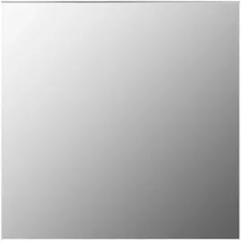 vidaXL Wandspiegel 60 x 60 cm Silber