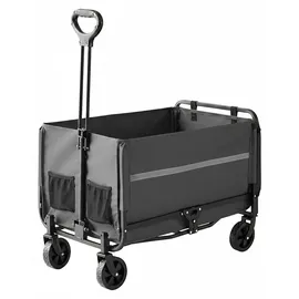 Relaxdays Bollerwagen faltbar grau