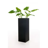 Vivanno Pflanzkübel 40 x 40 x 100 cm Anthrazit