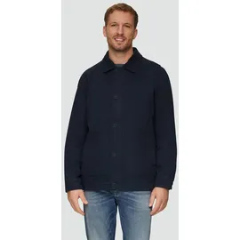 s.Oliver Regular Fit Hemdjacke mit Cordkragen, Dunkelblau, L