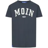 derbe x HSV Moin T-Shirt Blau HSV Fanartikel S | Hamburg | Fußball | Official | Fan - S