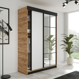 kier furniture Schiebetürenschrank Lamaro 138 x 205 x 59 cm Weiß