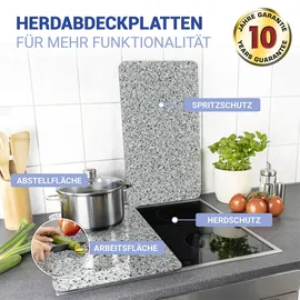 Wenko Granit Herdabdeckplatte 2 St.