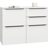 borchardt Möbel Tom Aktenschrank 93 x 35 x 72 cm weiß