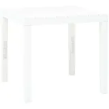 vidaXL Gartentisch 78 x 78 x 72 cm Weiß