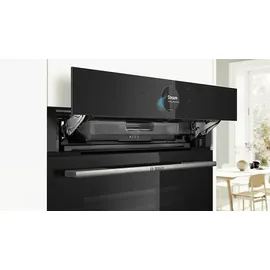 Bosch HSG7584B1, Backofen (Einbaugerät, 71 l, 594 mm breit), Serie 8, Dampfgarfunktion