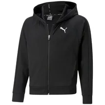 Puma Modern Sports Full-Zip G Mädchen Sweatshirt, schwarz - 164