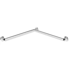 Hewi System 900 Duschhandlauf Edelstahl verchromt 965 x 965 mm links