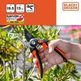 Black & Decker Gartenschere Bypass 13 mm