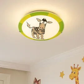 ETC Shop Decken Lampe Kinder Zimmer Motiv Zebra Alexa Google App im Set inkl. Smart Home Rgb Led Leuchtmittel