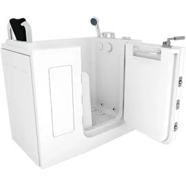 AcquaVapore Sitzwanne Badewanne mit Tür 68 x 110 x 114 cm (S08WP-C-R)