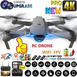 2024 neue E58 RC Drohne Professionelle 4K/1080P Wifi Weitwinkel Kamera Luftaufnahmen Flugzeug Hubschrauber 360 ° Quadcopter Klapp Spielzeug Geschenk