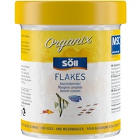 Söll 16133 Organix Flakes - Hauptfutter für Zierfische - Aquariumfutter - Zierfischfutter - Flockenfutter - 130 ml