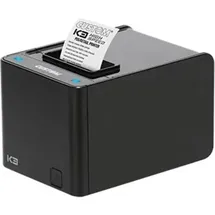 Custom K3 HIGH SPEED ETH USB 232 BLACK WLAN), Belegdrucker, Schwarz