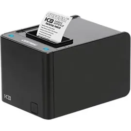 Custom K3 HIGH SPEED ETH USB 232 BLACK WLAN), Belegdrucker, Schwarz