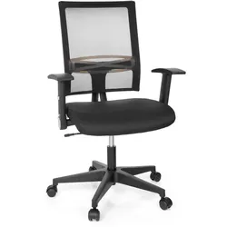 hjh OFFICE Home Office Bürostuhl OFFICE R8 Stoff/Netzstoff mit abklappbaren Armlehnen