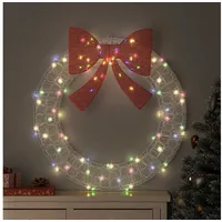 vidaXL Weihnachtskranz 90 cm mehrfarbig