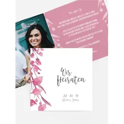 Karten zur Hochzeit selbst gestalten mit Spruch und Fotos im Onlinedesigner bei Meine-Kartenmanufaktur.de