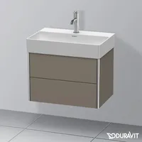 Duravit XSquare Waschtischunterschrank, 2 Auszüge, XS416709090,