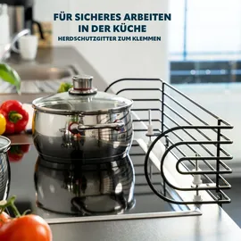 bremermann Herdschutzgitter zum Klemmen 60 cm Schwarz