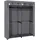 Songmics Aufbewahrungsschrank 140 x 174 x 43 cm Grau