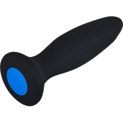 Vibrating Anal Plug, 13 cm, schwarz