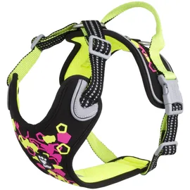 Hurtta Weekend Warrior Hundegeschirr Neon 80-100 cm