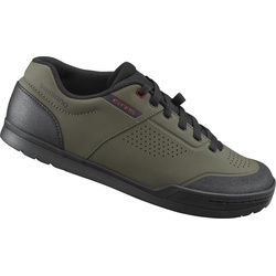 Shimano SH-GR5E Gravitiy Schuhe Flatpedal, Schn?rung, Olive olive (E07) 40