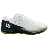 Wilson Rush Pro Ace Clay Tennis Shoe, White/Ponderosa Pine/Jasmine Green, 44 2/3 EU