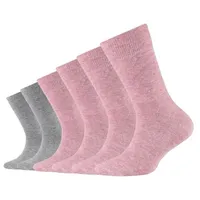 CAMANO Socken 6er Pack ca-soft in chalk pink melange