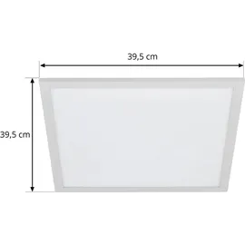 LINDBY Lindby, LED-Panel Lamin weiß 39.5 x 39.5 cm