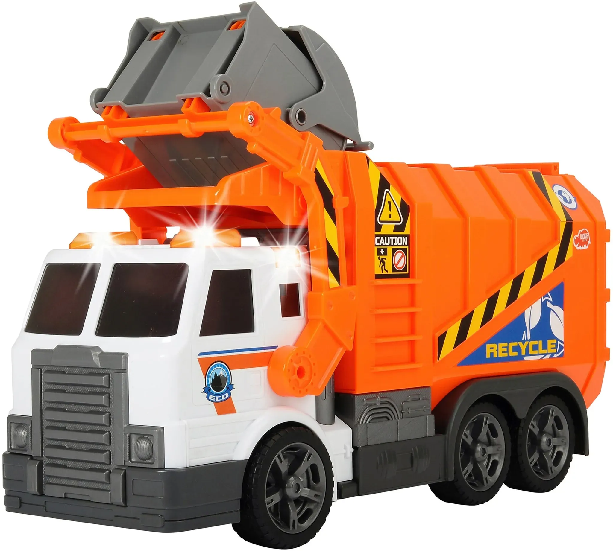 Dickie Toys Müllwagen Garbage Truck, orange