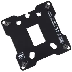 Alphacool 13071, Rückenplatte, Edelstahl, Schwarz, Intel: LGA 1150 / 1151 / 1155