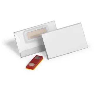 Durable Namensschild mit Magnet 7,5 x 4,0 cm, 25 St.