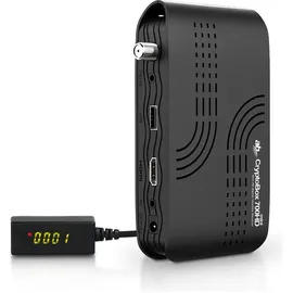 AB CryptoBox Satellitenreceiver Media Player 700HD Mini 1080p H.265 HEVC, TV Receiver, Schwarz