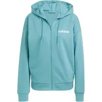 adidas - Women's Essentials Linear Full Zip French Terry - Hoodie Gr S türkis