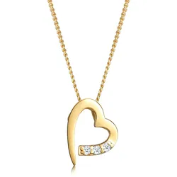 Elli DIAMONDS Herz Diamanten (0.04 ct.) 585er Gelbgold 45 Damen 