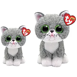 Ty Beanie Boo Katze Fergus 14 cm Grau