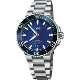 BOSAL Oris Diving Aquis Date 41,5mm Sun Wukong Limited Edition" 01 733 7766 4185-Set" - blau,silber - 41,5mm