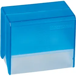 BRUNNEN 102057134 Karteibox A7 blau transparent